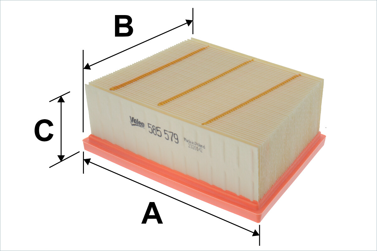 Filtro aria - 585579 VALEO